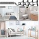 thumbnail image 4 of 4 Pcs Aluminum Alloy Curtain Rod Holder 12 * 8cm Rustproof Curtain Pole Bracket Drapery Rod Brackets With Screws And Expansion Tube For Living Room St, 4 of 5