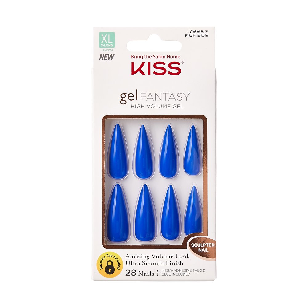 KISS Gel Fantasy Sculpted Nails XL Nails Bougie