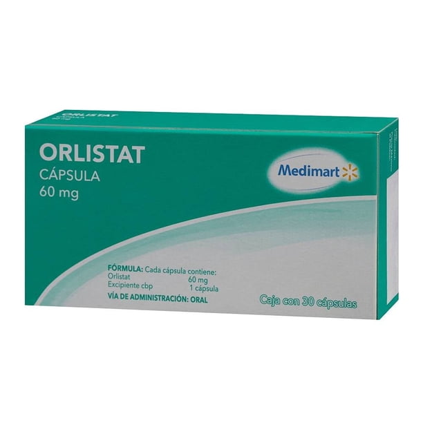 Orlistat Medimart 60 mg 30 cápsulas