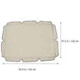 thumbnail image 4 of VERDANVERSE Patio Swing Canopy Swing Cover Dust Protection for Outdoor Use 1Set, 4 of 7