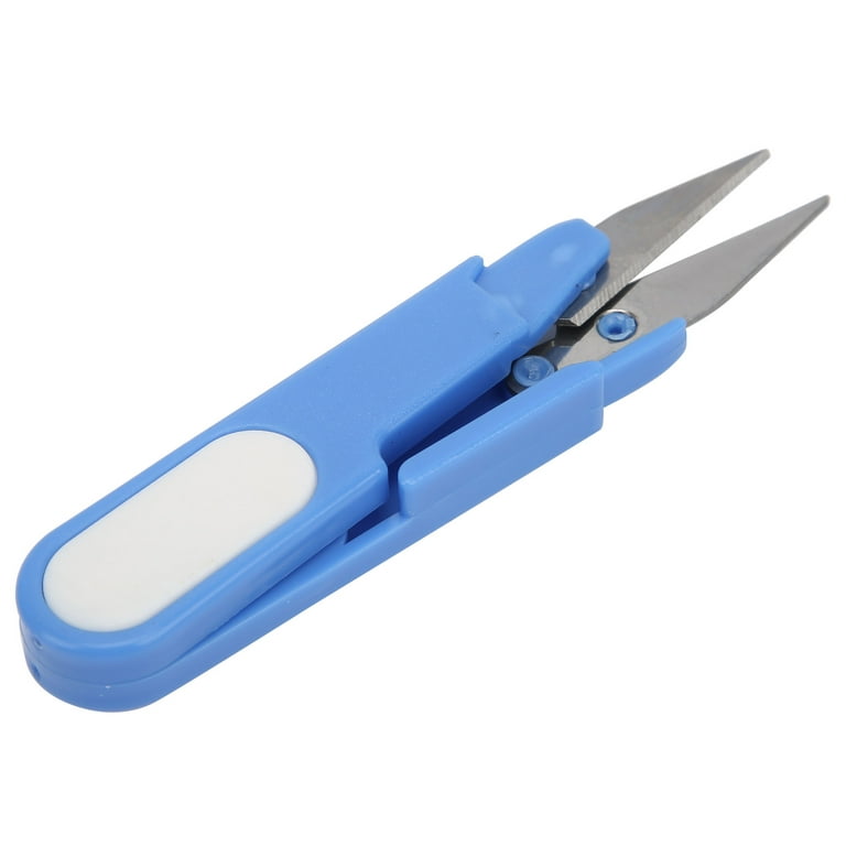 Portable Fishing Scissors Stainless Steel Fish Use Scissors U?Type Line  Cutter with Cover