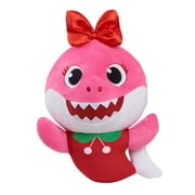 Baby Shark Holiday Large Plush Mommy Shark Stuffed Animal, Kids Toys for Ages 3 Up, Gifts and Presents