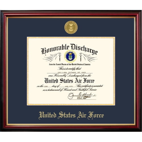 Patriot Frames Air Force Discharge Petite Picture Frame
