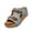 Light Blue, variant on Domuza Women Wedge Sandals Cork Footbed Sandals Open Toe Buckle Band Platform Wedges Casual Comfortable Summer Dressy Shoes Green 8(EU-40)