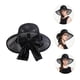 thumbnail image 4 of GOOHOCHY Sombrero De Para Mujer Con Amplia Y De Color Negro, 4 of 8