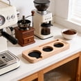 thumbnail image 5 of IROINID Decorations for Home Tables,Modern Room Decorations,Tamping StationSapele Coffee Bar Organizer with Non Mat Multi-Slot for Counter Holds TamperDistributorBasket, 5 of 5