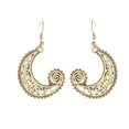 thumbnail image 1 of Fiudx Pendientes de Moda, Diseño Único de Gancho Tallado, Elegante Estilo de Aro, Perfectos para Bodas y Fiestas, Accesorio de Uso Diario, Gran Idea de Regalo, Material de Aleación Ligero., 1 of 2