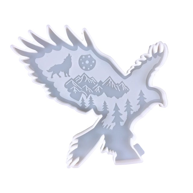 Molde de resina - Molde de silicona para manualidades de animales para colgar en la pared (5879 Eagle) Likrtyny Para estrenar