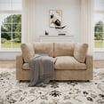 thumbnail image 4 of bokifol 67" Loveseat Sofa,Modern Chenille Sectional Sofa Cloud Couch for Living Room,Apartment,Office,Khaki, 4 of 17