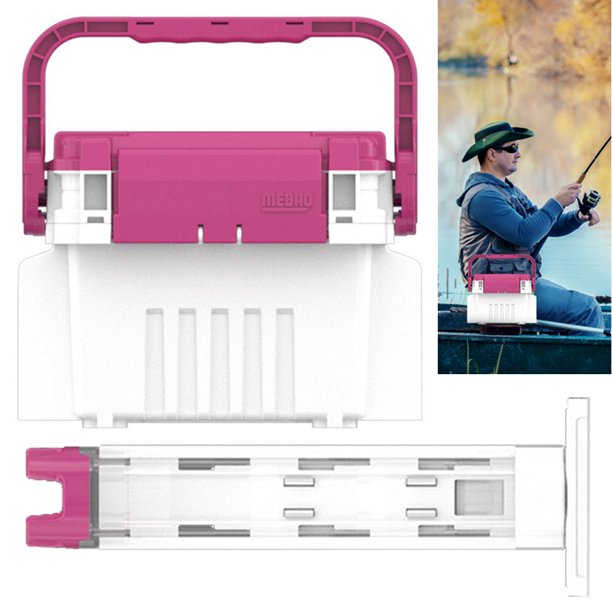 Caja de pesca de carpa, caja de aparejos de pesca de alta capacidad para aparejos de pesca (Carminum)