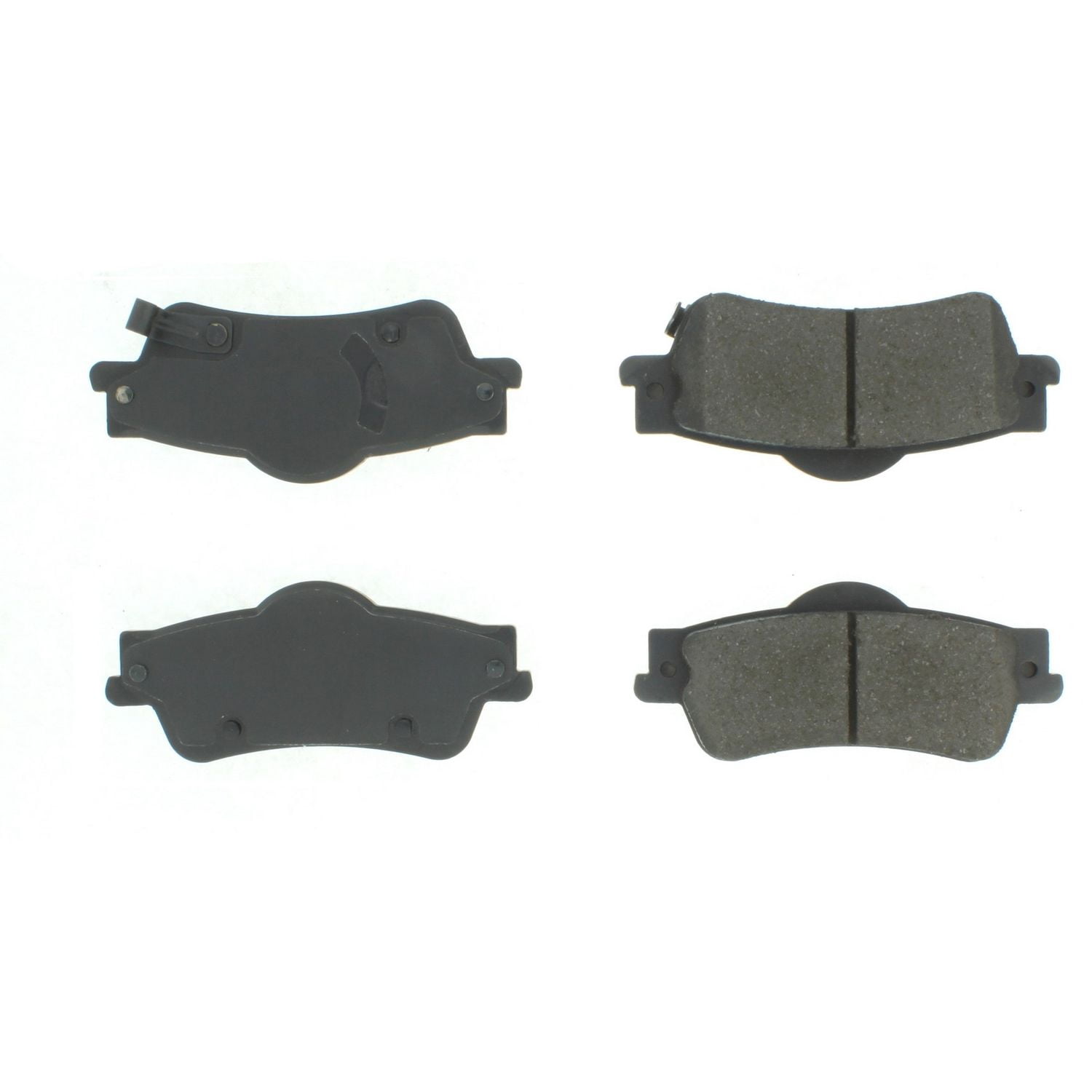 C-TEK SEMI-METALLIC BRAKE PADS WITH SHIMS