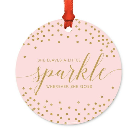 Round Metal Christmas Ornament, Only Best Friends Get Promoted to Fairy Godmother, Includes Ribbon and Gift (Only Best Friends Get Promoted To Fairy Godmother Mug)