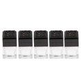 thumbnail image 3 of 5 Pieces Clear Glass Aromatherapy Vials, Essential Oil Perfume Diffuser Bottles Black, 3 of 8
