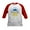 Red/White, variant on CafePress - Peace Love Ukraine Baseball Jersey - Kids Cotton Baseball Jersey, 3/4 Sleeve Shirt