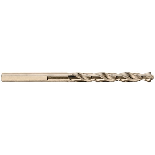 Broca DEWALT DW1904 de óxido ferroso dorado de 1,6 mm, paquete de 2
