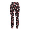 thumbnail image 5 of Renewold Christmas Gnome Love Snowflake Yoga Pants for Women with Pockets Full Length Workout Leggings High Waist Tummy Control Lounge Pants Activewear Fashion Womens Leggings, XS, 5 of 8