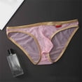 thumbnail image 1 of Men's Underwear Modern Low Rise Drawstring Triangle Briefs for Everyday Casual Wear Breathable Mesh Detail Comfortable Fit 4-Season, 1 of 3