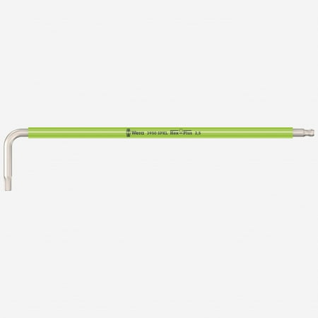 

Wera 022662 Multicolor Metric Hex Stainless L-key 2.5 mm (Bright Green)