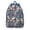 Floral and Skull, variant on Summer Pineapple Print Travel Backpack, Fresh Tropical Fruit Pattern Lightweight Casual Daypack for School and Outdoor Use