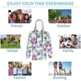 thumbnail image 5 of Lsque Strawberry And Flowers Patten Youth Hoodie Sweatshirt Pullover with Kangaroo Pocket Boys and Girls Hoodie Warm Hoodie for Kids-Medium, 5 of 6