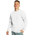 thumbnail image 1 of Hanes Mens EcoSmart Fleece Crewneck Sweatshirt, S, White, 1 of 1