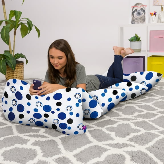 Posh Creations Kids Floor Pillow Cover - Premium Cushion and Lounger Covers for Pillows (Pillows NOT included)
