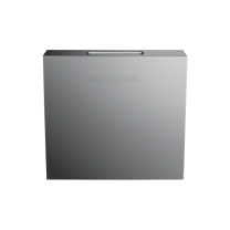 Mr Steam Designer 3 in. Steamhead with AromaTherapy Reservoir in Square Brilliant Black