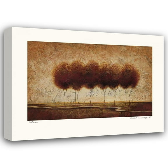 Susan Osborne 24x19 Gallery Wrapped Canvas Wall Art Titled - Abstract Landscape IV