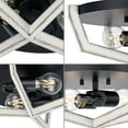 thumbnail image 4 of P350224-31M-Progress Lighting-Galloway - 2 Light Flush Mount In Modern Farmhouse Style-5.5 Inches Tall and 15 Inches Wide-Matte Black Finish, 4 of 8