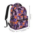 thumbnail image 2 of Easygdp Halloween Black Cats Mochila Ergonómica Versátil para Laptop - Múltiples Bolsillos, Correas Ajustables, Unisex para Escuela, Viajes y Actividades al Aire Libre-One Size, 2 of 5