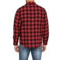 thumbnail image 5 of Iceglad Mens Flannel Plaid Shirts Long Sleeve Button Down Shirt Casual Shirts Work Shirts for Men, 5 of 9