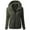 Green, variant on Women's Winter Hooded Sweater Winter Thickened Warm Zipper Coat, Heavy Duty for Extreme Cold Grey,XL