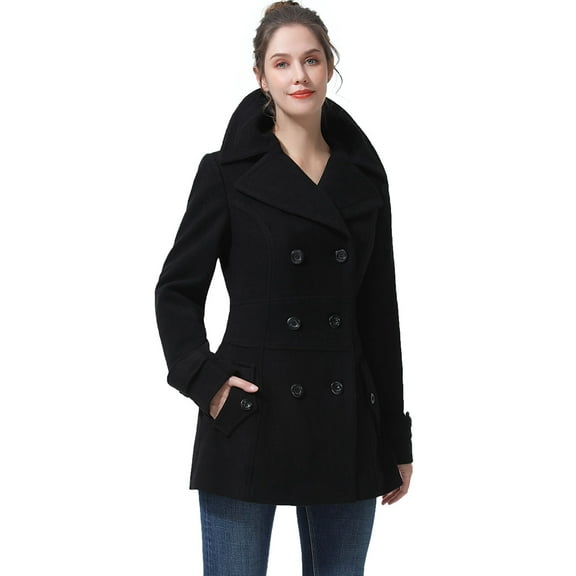 Women Mya Wool Pea Coat (Regular & Plus Size & Petite)
