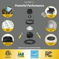 thumbnail image 4 of NuWatt 3 in. Canless Gimbal Ultra Slim 5CCT 8W New Construction LED Recessed Lighting Kit 4PK, 4 of 10
