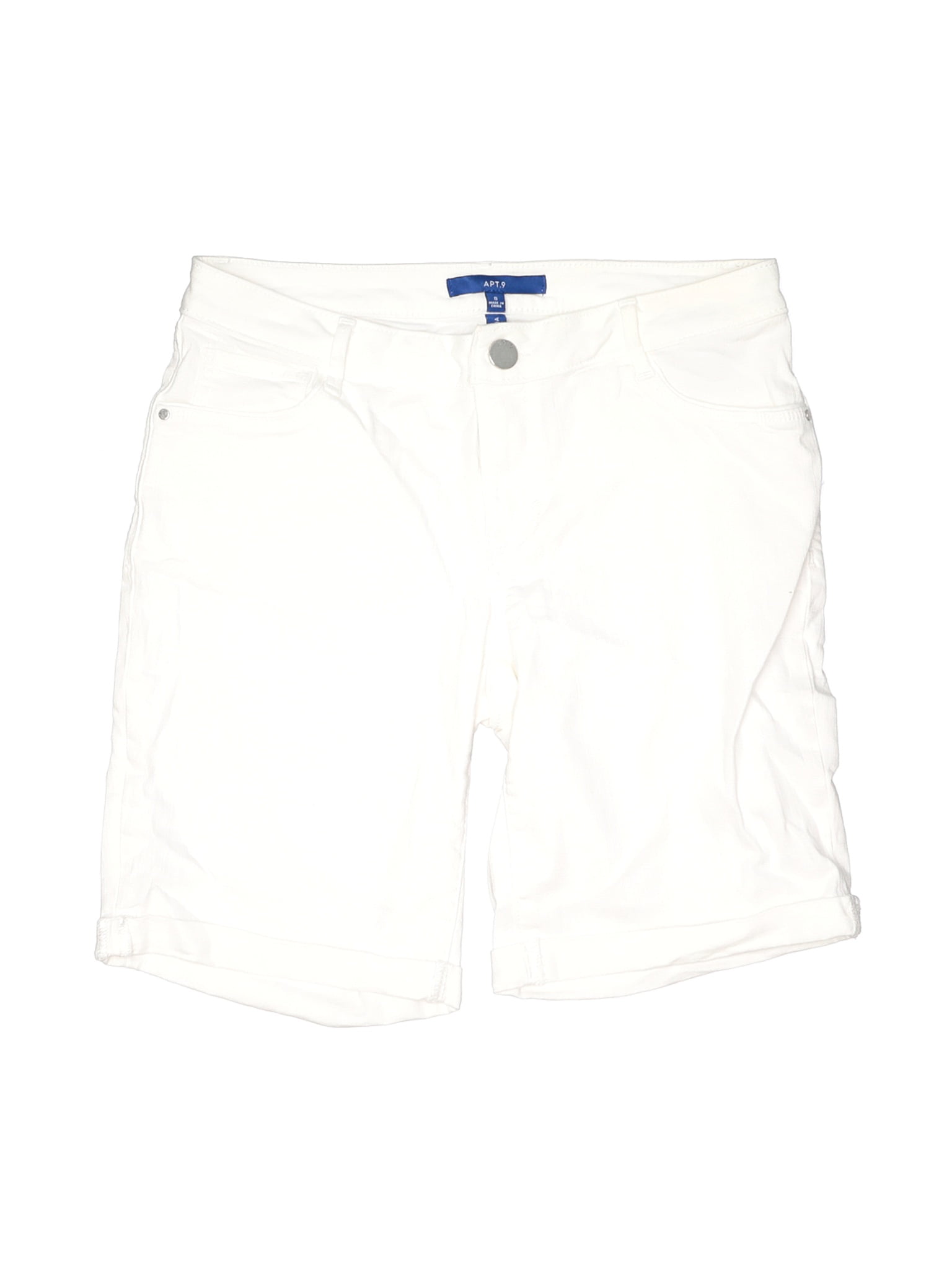 ladies denim shorts size 8