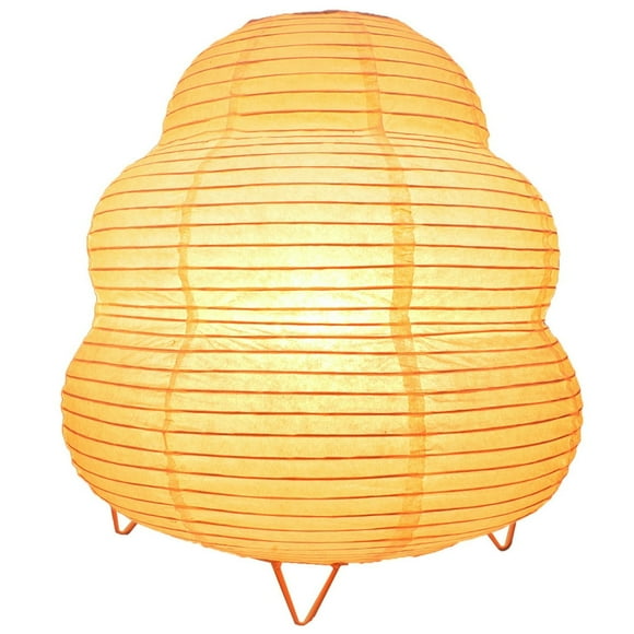 Dosaele Beaupretty Rice Paper Lantern Lamp for Bedside Desk Floor - US Plug