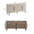 thumbnail image 3 of Manhattan Comfort Buffet Jodie en Bois d'Ingénierie, Chêne Clair, 3 of 8