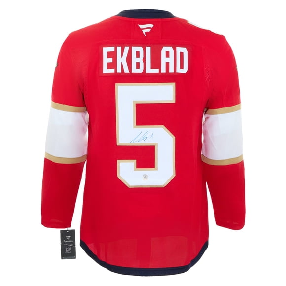 Aaron Ekblad Autographed Florida Panthers Fanatics Premium Jersey