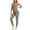 C-Khaki151, variant on Seamless Jumpsuit Women Yoga Unitard Sleeveless Square Neck Wide Straps One Piece Tank Top Leggings Gym Fitness Trendy Onesie