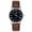 CG12_Brown with Black Face, variant on Resicozy Watches for Men with Leather Strap Dress Watch Quartz Wrist Watches Business Casual Watches Gifts Brown with White Face