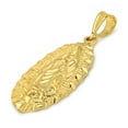 thumbnail image 5 of Large 14k Gold Heavy Plated Virgin Mary Of Guadalupe Pendant + 24" 2.2mm Curb Chain Necklace Set, 5 of 7