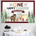 thumbnail image 4 of One Happy Camper Background Boy 1st Birthday Party Decoration Forest Adventure One Birthday Decoration Photo Banner, 4 of 6