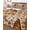 Terracotta, Mustard, Espresso, Cream, variant on Quilt King Size Bedding Set, Gnomes Fall Reversible Summer Quilt 3 Pieces, Thanksgiving Pumpkins Rustic Botanical Lightweight Bedspreads Coverlets with 2 Pillow Shams for All Seasons