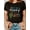 5555187-Black, variant on Women's Put On A Happy Music Note Graphic T-Shirt