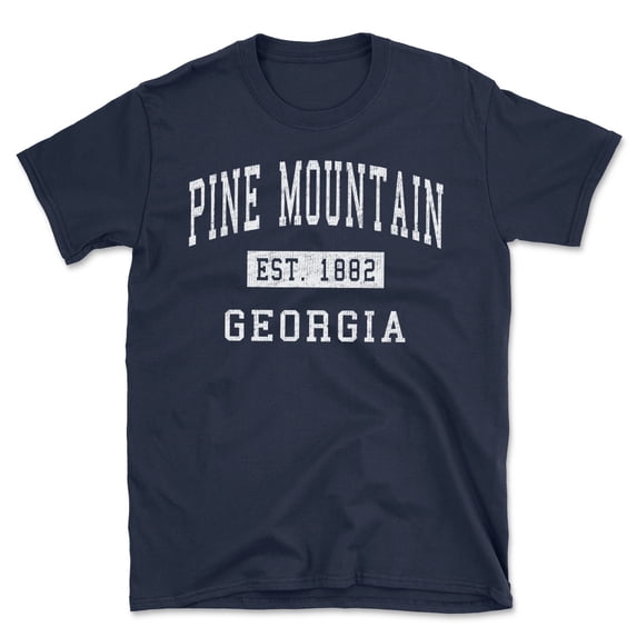 Pine Mountain Georgia Classic Established Men's Cotton T-Shirt