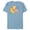 Ocean Blue, variant on Disney Winnie the Pooh & Piglet Group Family Trip Vacation - Short Sleeve Blended T-Shirt for Adults - Customized-Ocean Blue