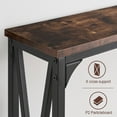 thumbnail image 4 of 70" Console Table Entryway Sofa Table with Power Outlets,Rustic Brown, 4 of 9