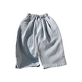 thumbnail image 4 of Toddler Kids Fashion Solid Color Cute Leisure Trousers Pants, 4 of 6