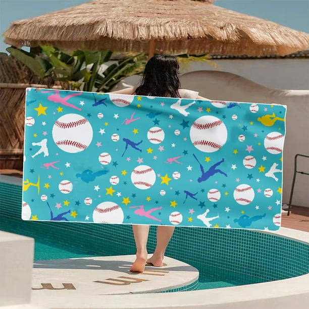 Microfiber Beach Towel Gifts- Large Beach Towel Fast Dry Absorbent Sand Bath Towels