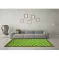 thumbnail image 3 of Ahgly Company Indoor Round Oriental Green Modern Area Rugs, 7' Round, 3 of 4